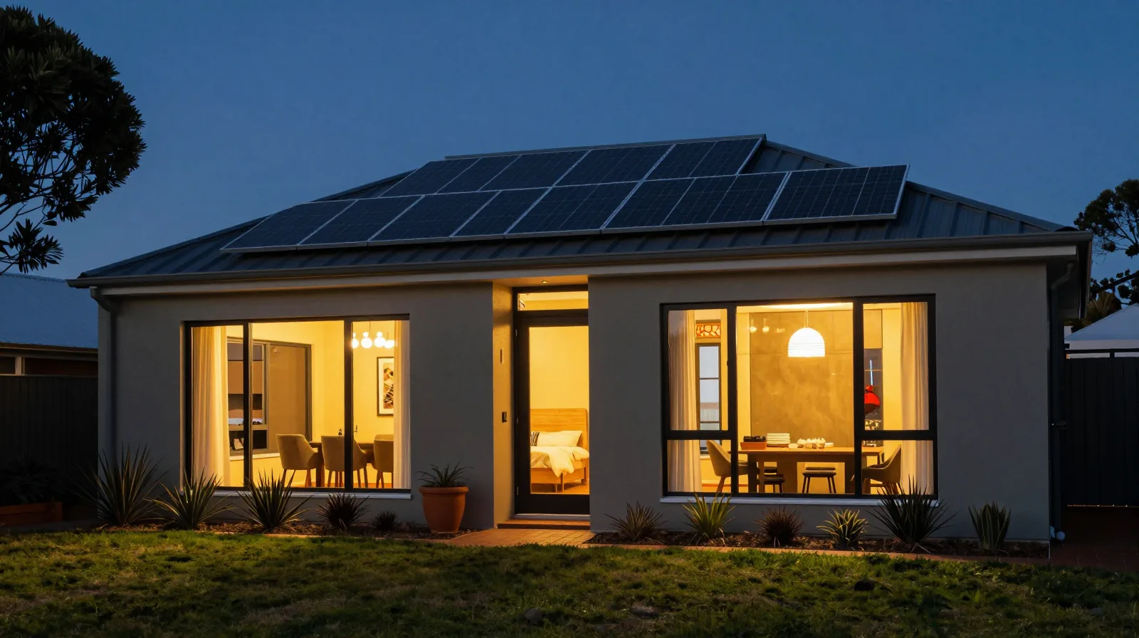 Homeowner reviewing energy use on a tablet at a sunlit kitchen table