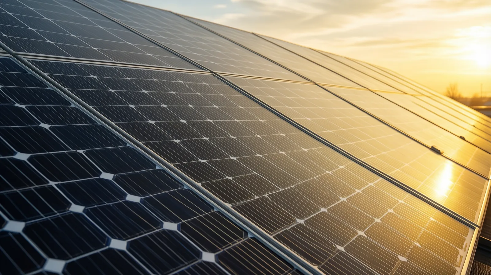 Australian home with a full rooftop solar array, labelled with the parts of a complete system